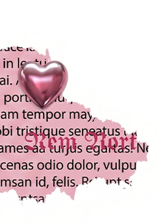 Pink Scrap Heart